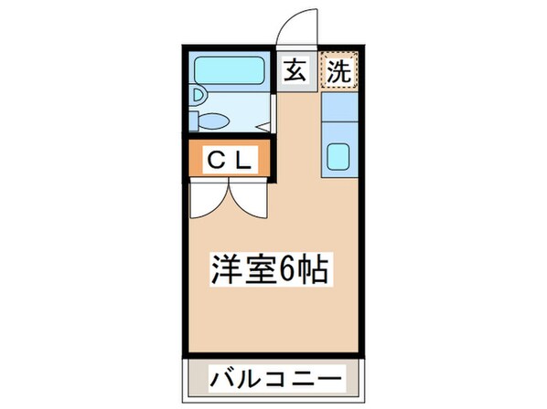 フェニックス盛高(1～6号室)の物件間取画像